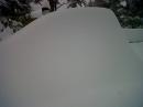 auto sotto la neve prima